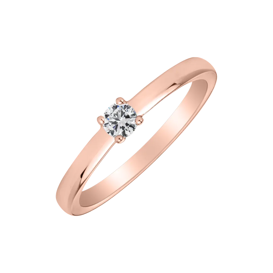 Prsteň s diamantom Spark of Love