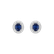 Náušnice s diamantmi a zafírom Royal Sapphire2