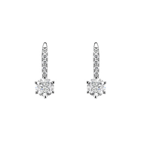 Náušnice s diamantmi Sparkless