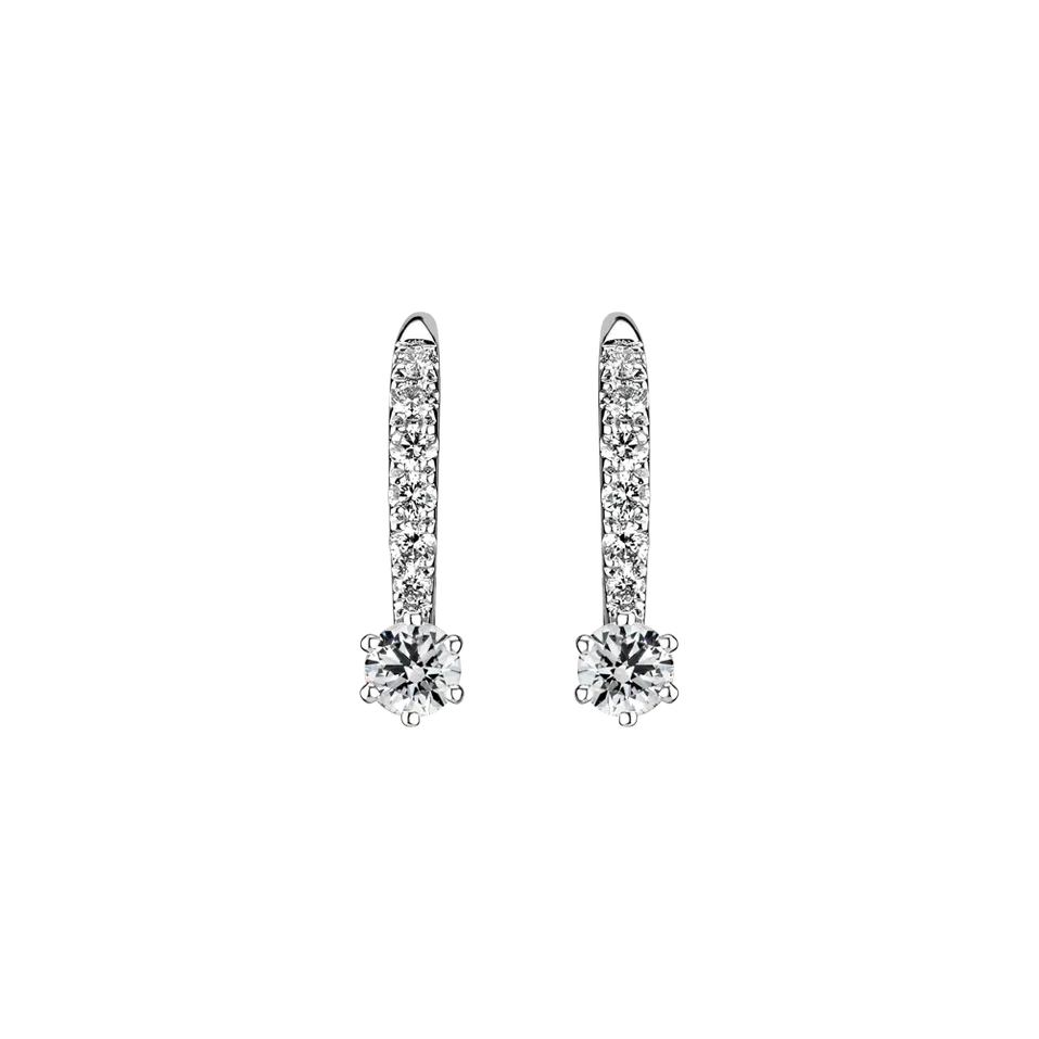 Náušnice s diamantmi Essential Glow
