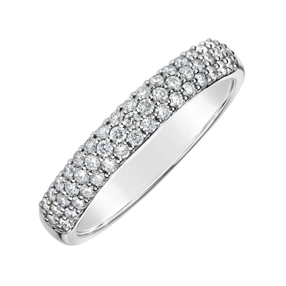 Prsteň s diamantmi Shiny Night