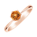 Prsteň s citrínom madeira Bonbon5