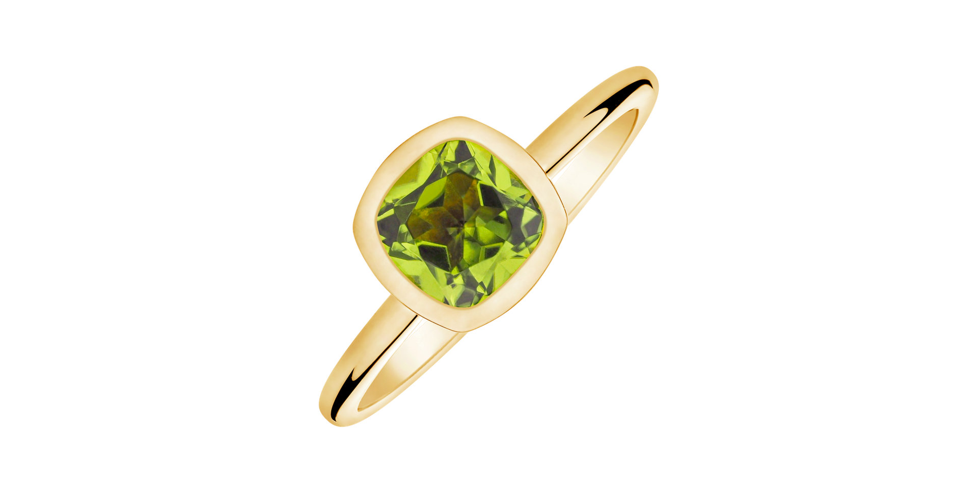 Prsteň s peridotom Space Bonbon