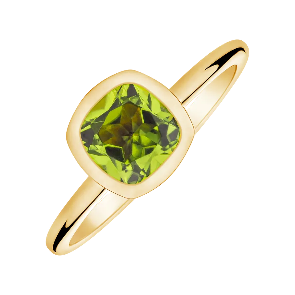 Prsteň s peridotom Space Bonbon