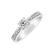 Prsteň s diamantmi Luna2