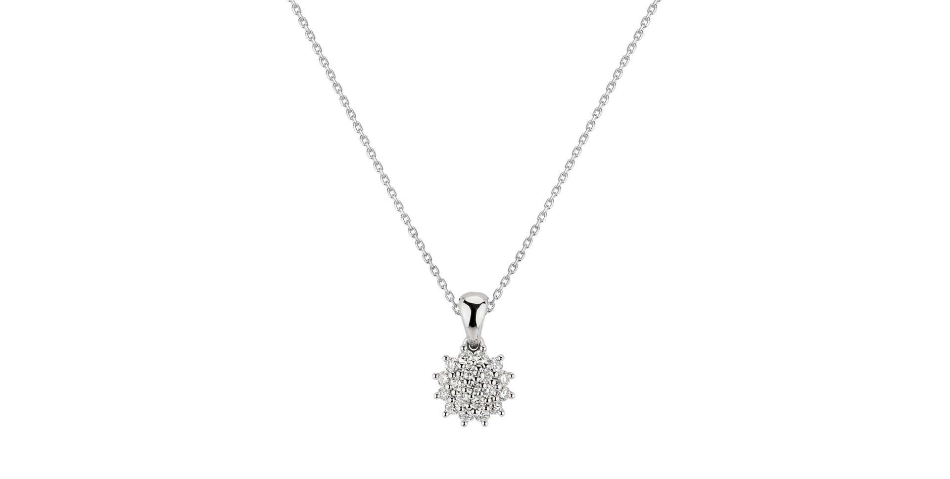 Přívěsok s diamantmi Delicate Star