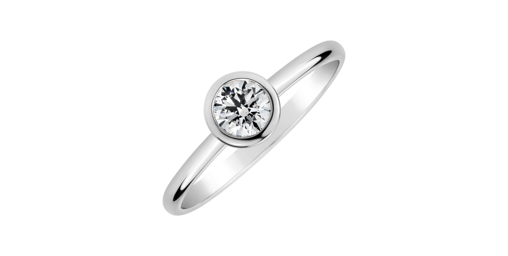 Prsteň s diamantom Light