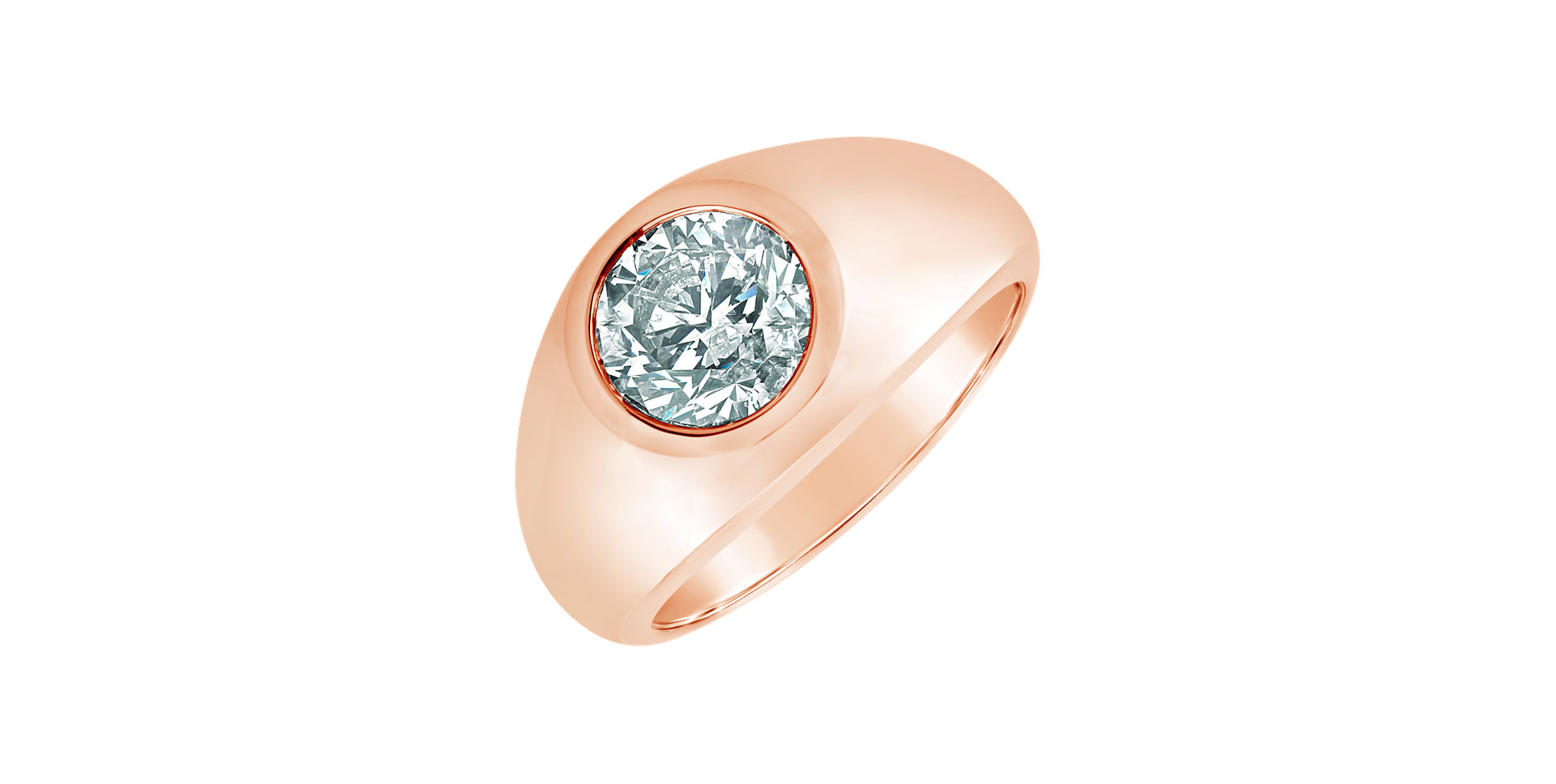 Prsteň s diamantom Bold & Sparkle