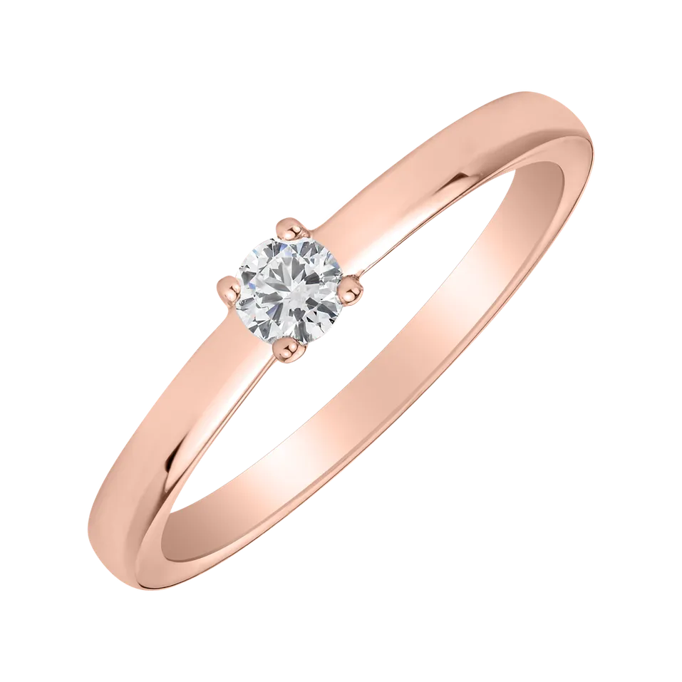Prsteň s diamantom Spark of Love