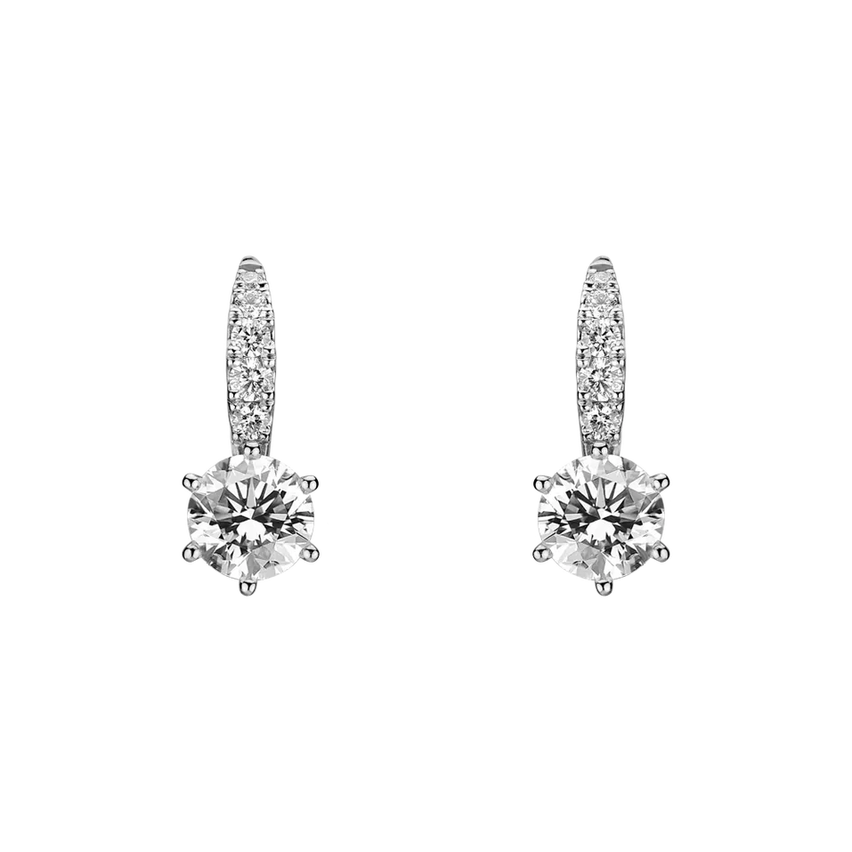Náušnice s diamantmi Essential Glow