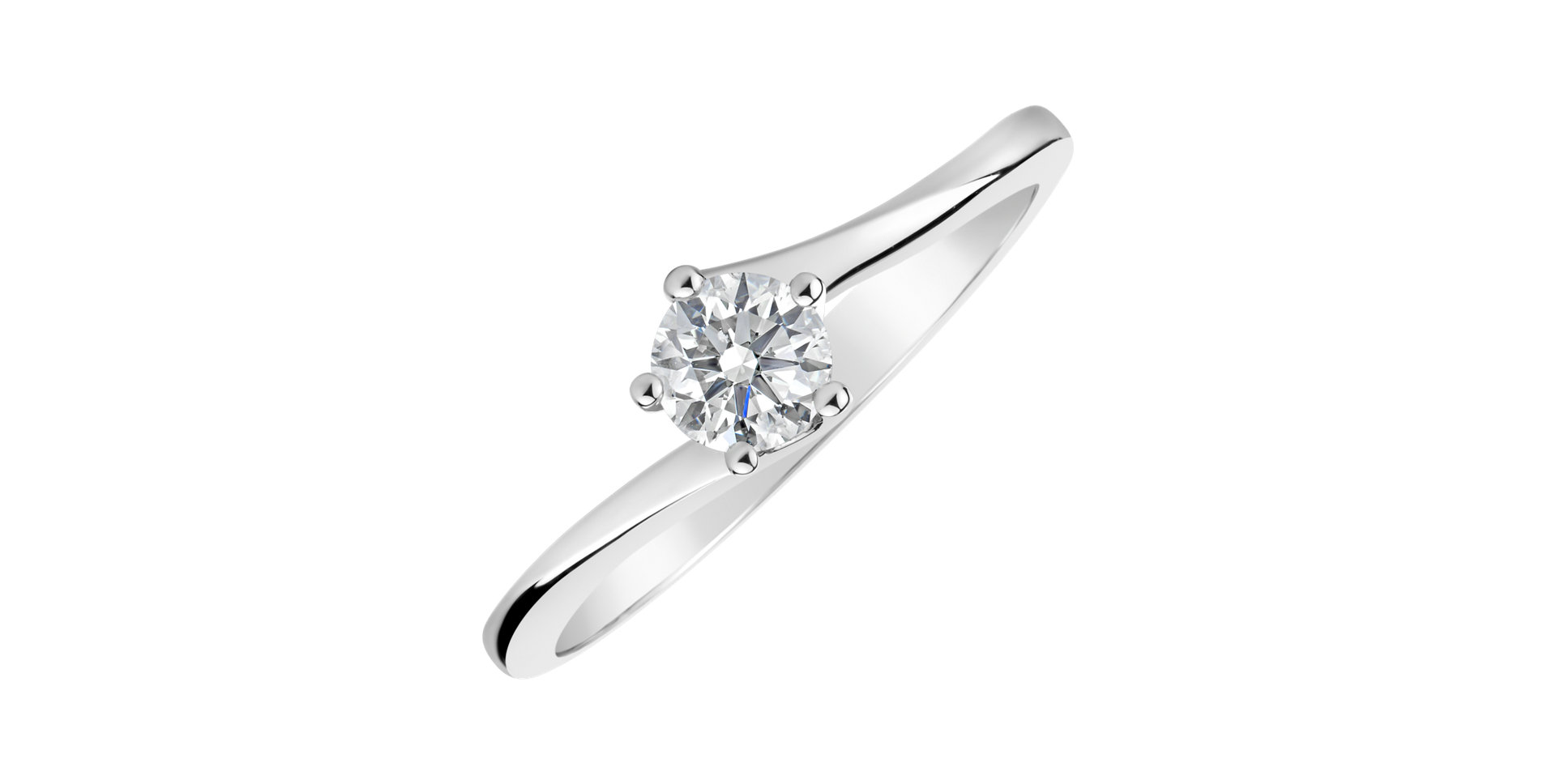 Prsteň s diamantom Vivid Love