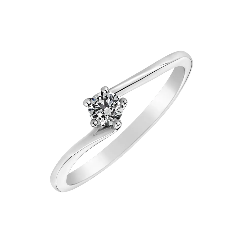 Prsteň s diamantom Vivid Love