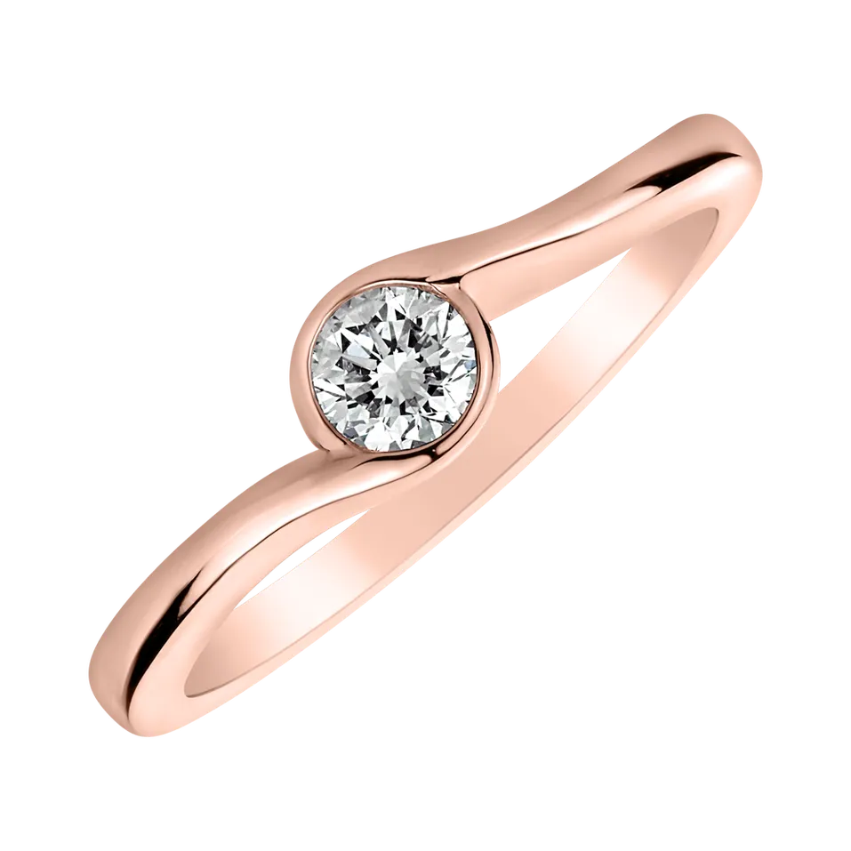 Prsteň s diamantom Shiny Joy