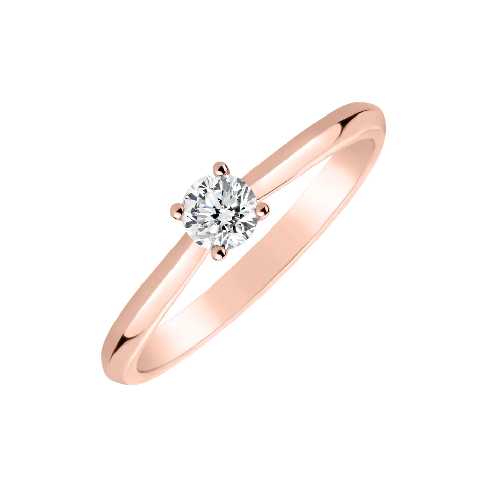 Prsteň s diamantom Divine Love