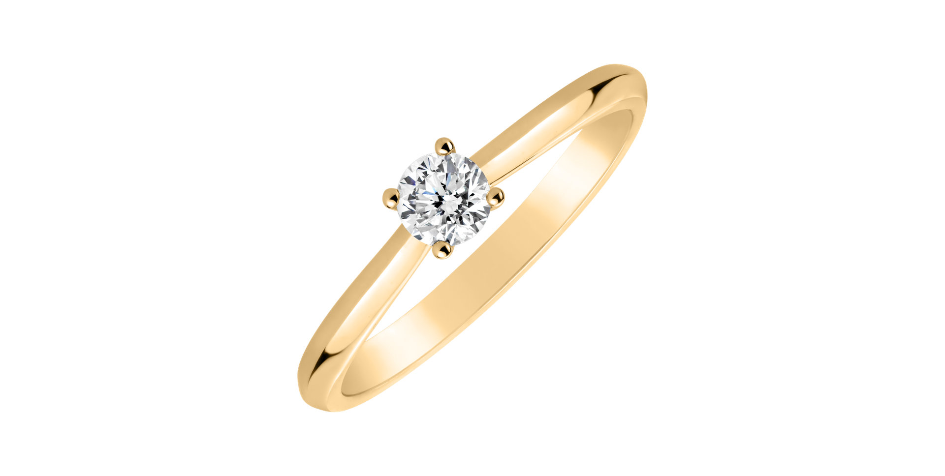 Prsteň s diamantom Forever Love