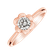 Prsteň s diamantom Blooming Love2
