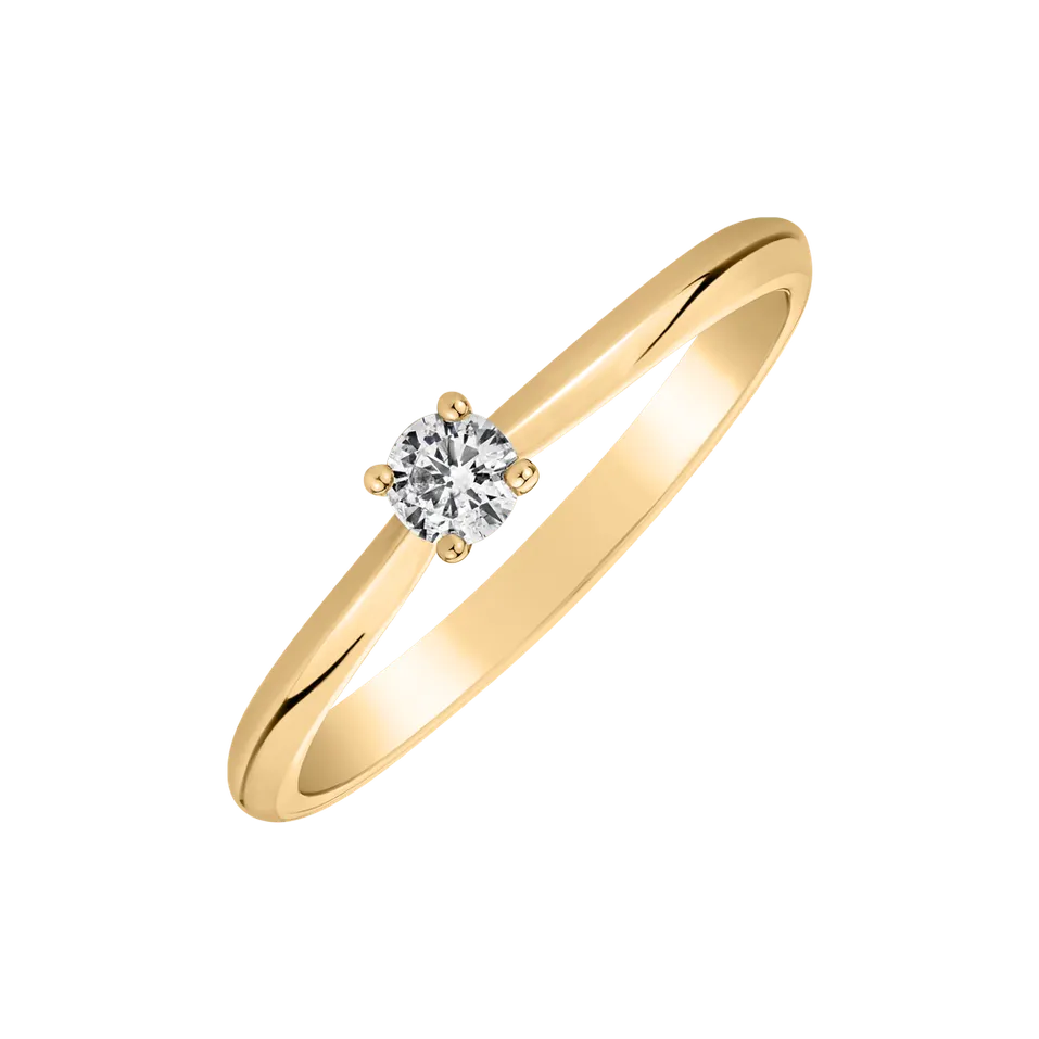 Prsteň s diamantom Divine Love