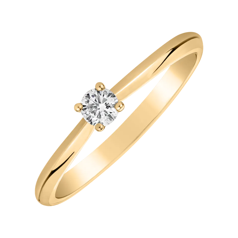 Prsteň s diamantom Forever Love