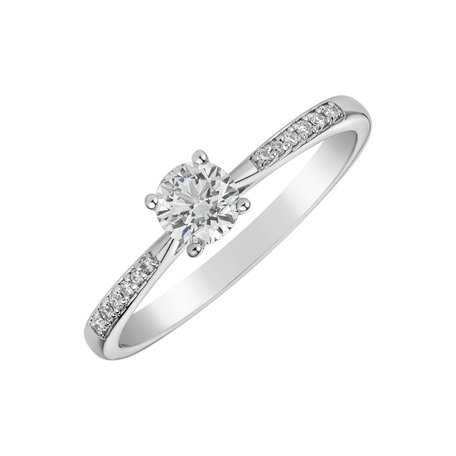 Prsteň s diamantmi Pure Love
