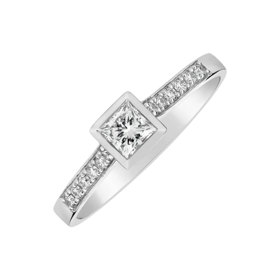 Prsteň s diamantmi Bold Love