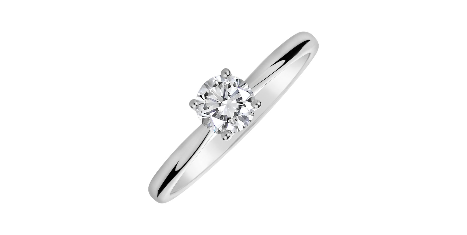 Prsteň s diamantom Lovely Beauty
