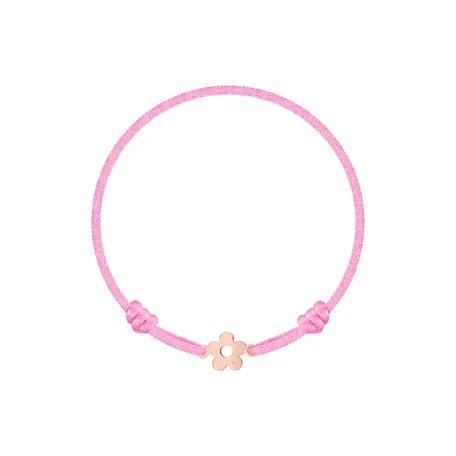 Detský diamantový náramok so šnúrkou Flower