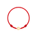 Detský diamantový náramok so šnúrkou Heart Circle2