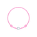 Detský diamantový náramok so šnúrkou Heart Circle2