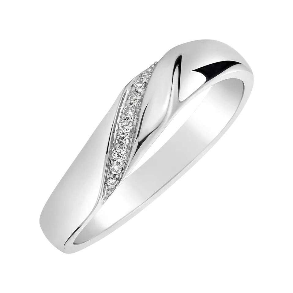 Prsteň s diamantmi Essential Ray
