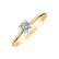 Prsteň s diamantom Divine Love2