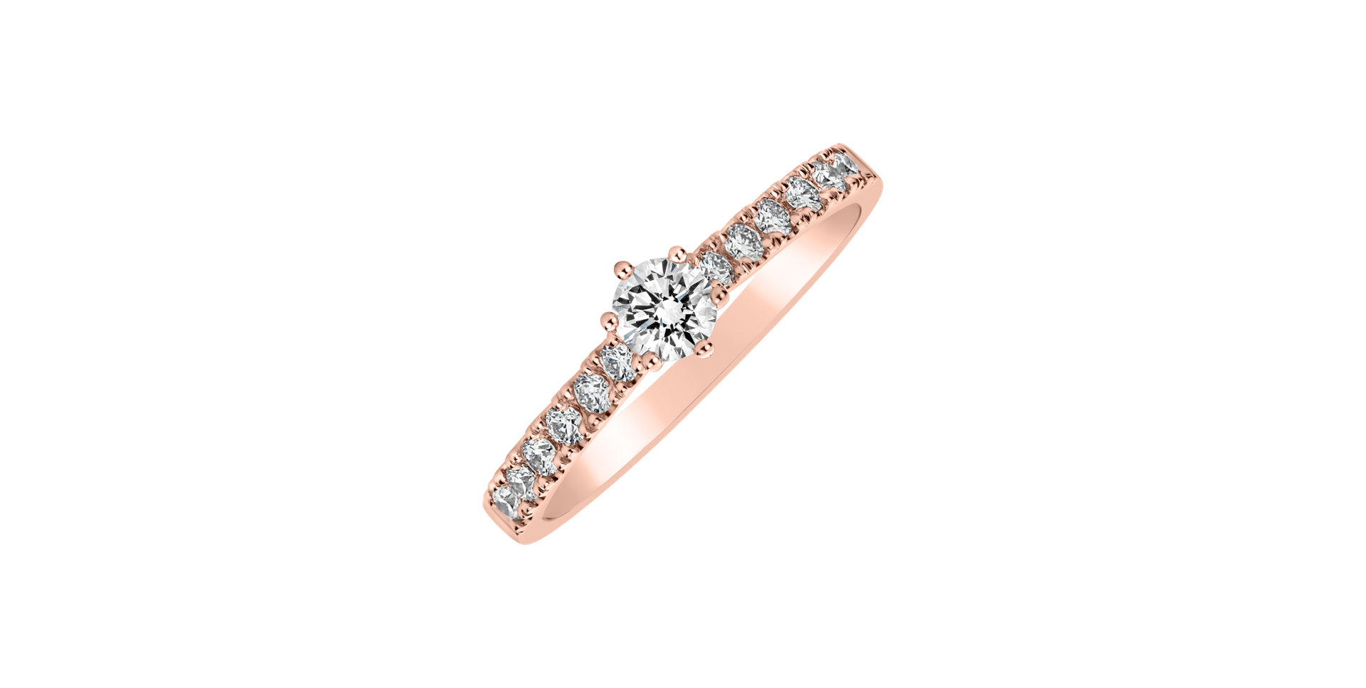 Prsteň s diamantmi Sparkling Love
