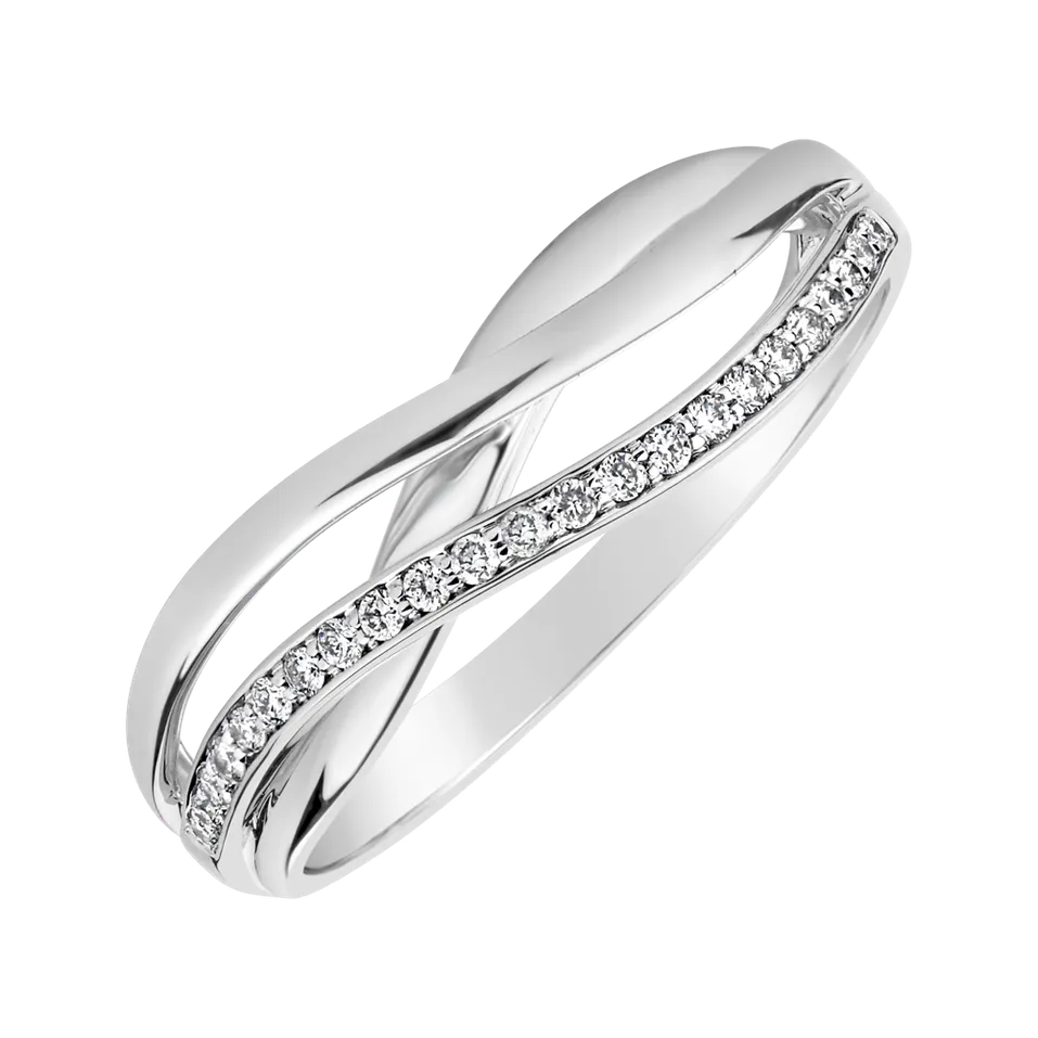 Prsteň s diamantmi Royal Rhythm