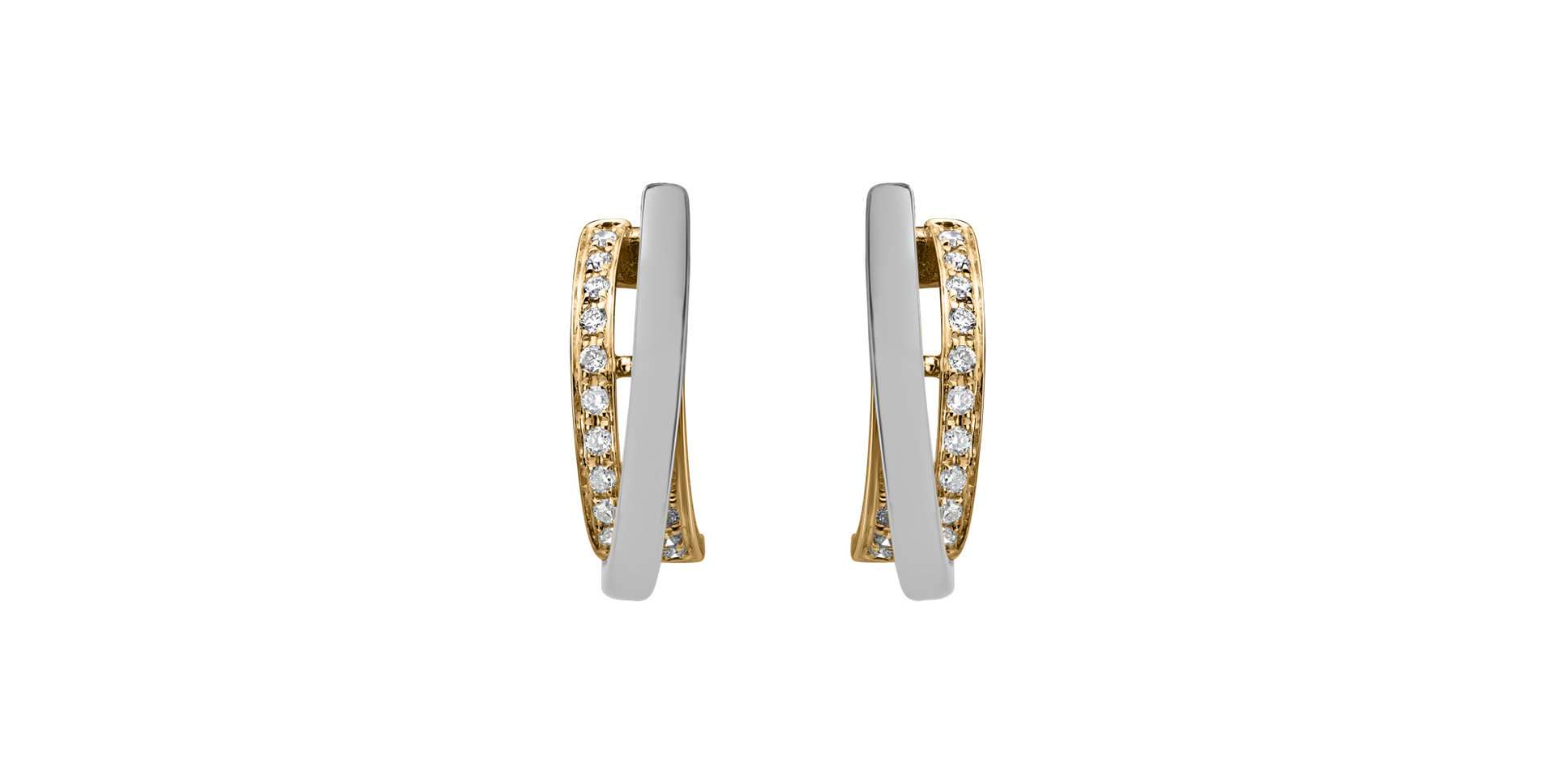 Náušnice s diamantmi Dream Wings