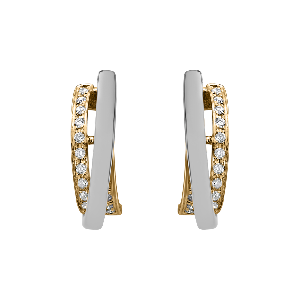 Náušnice s diamantmi Dream Wings