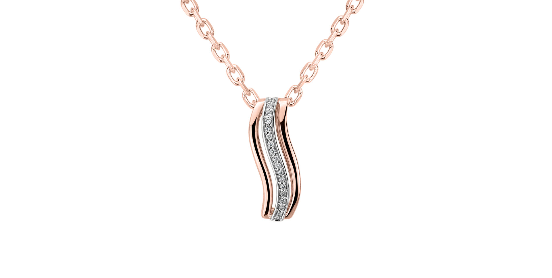 Prívesok s diamantmi Midnight Sea