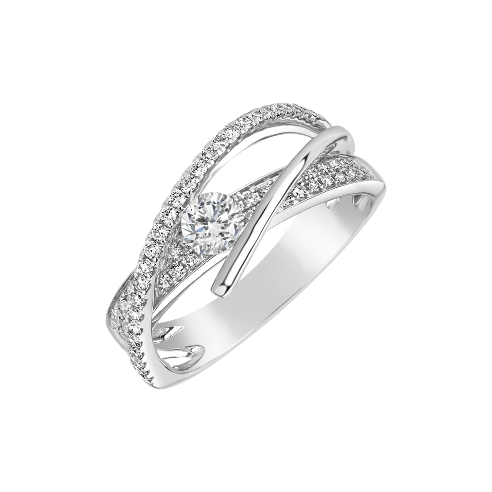 Prsteň s diamantmi Shiny Essence