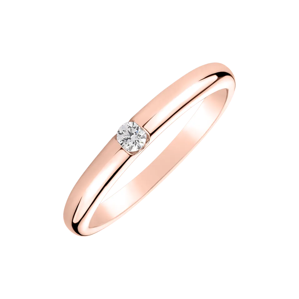Prsteň s diamantom Tender Love
