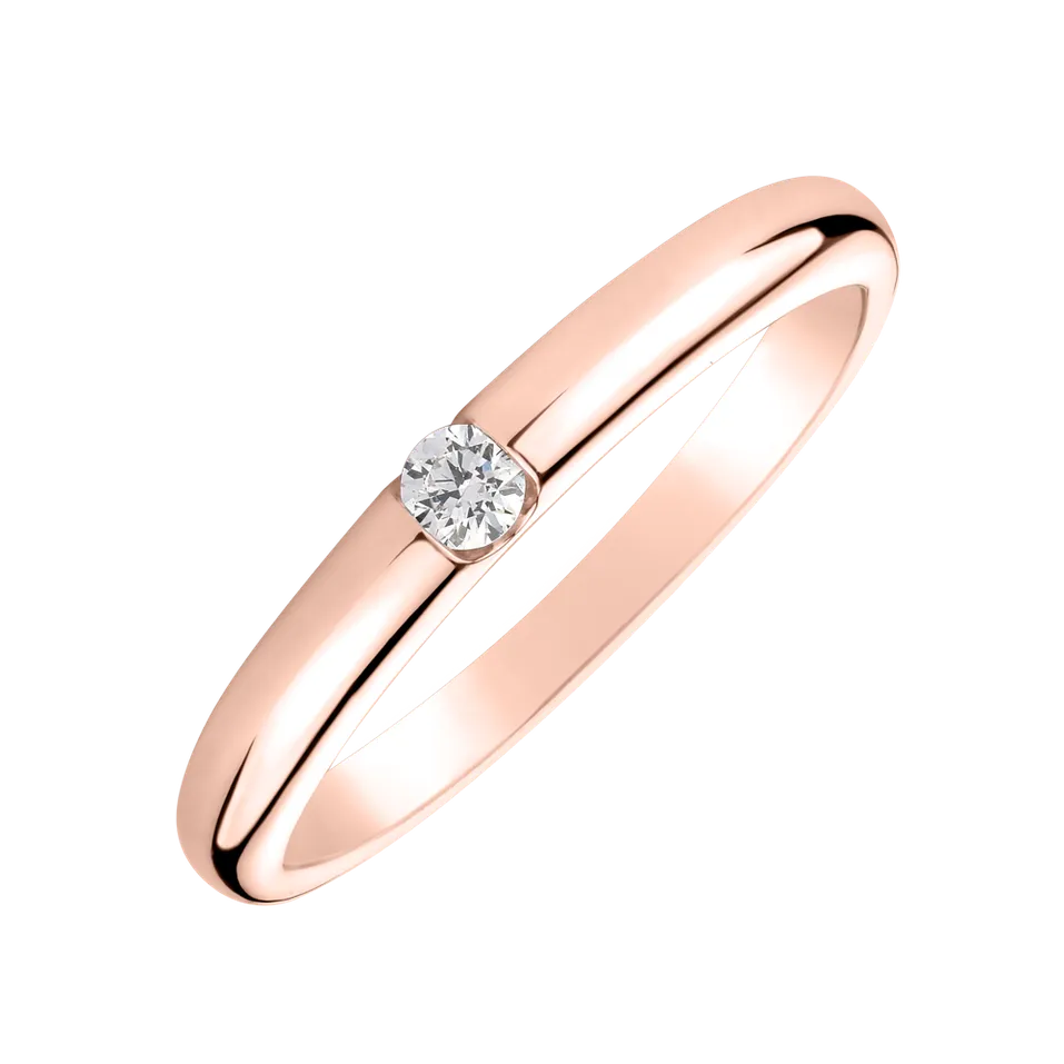 Prsteň s diamantom Tender Love