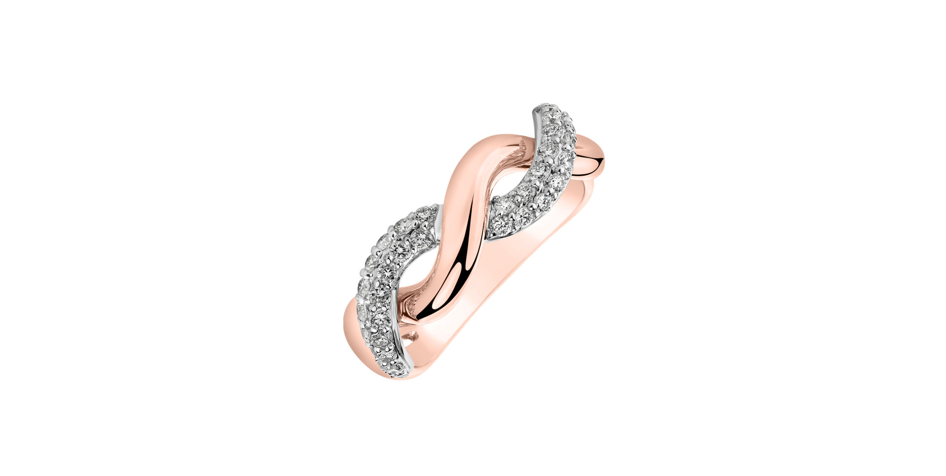 Prsteň s diamantmi Witching Ray