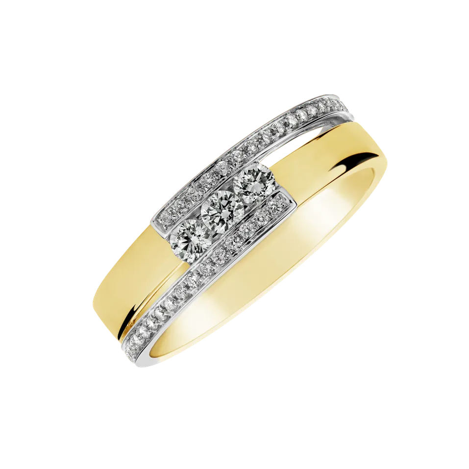Prsteň s diamantmi Diamond Message