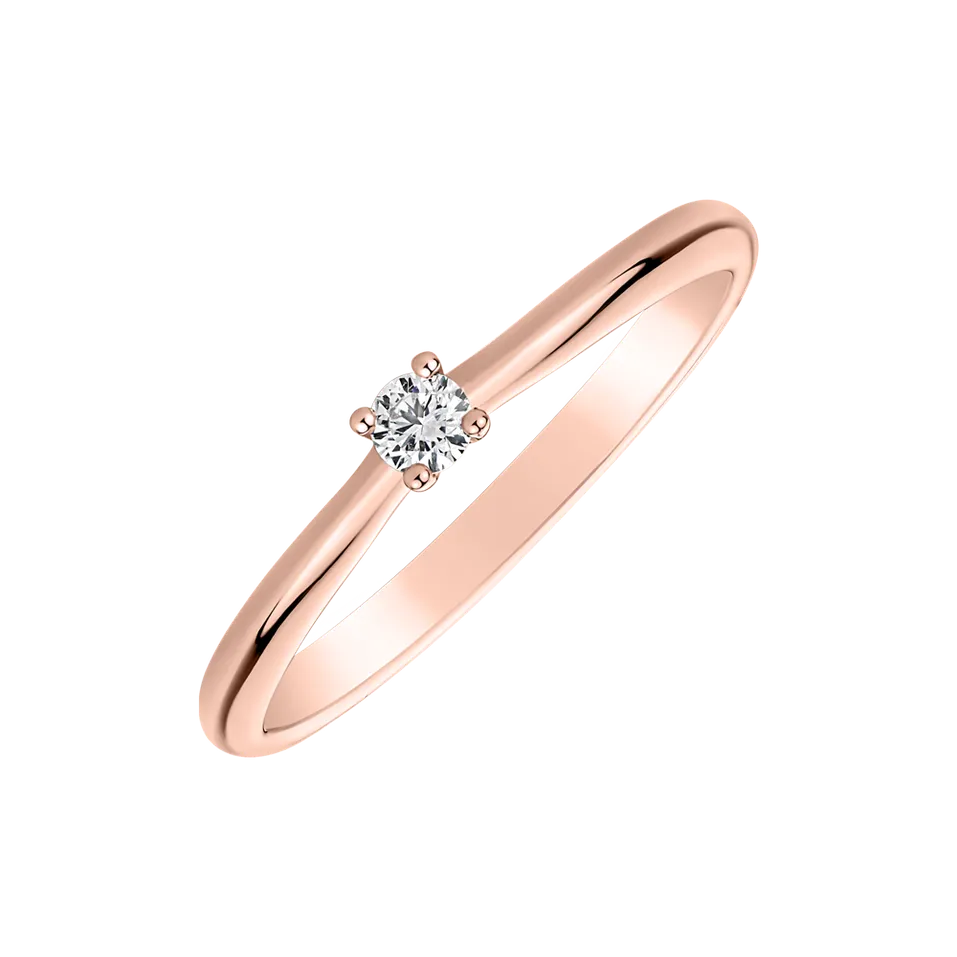Prsteň s diamantom Divine Love