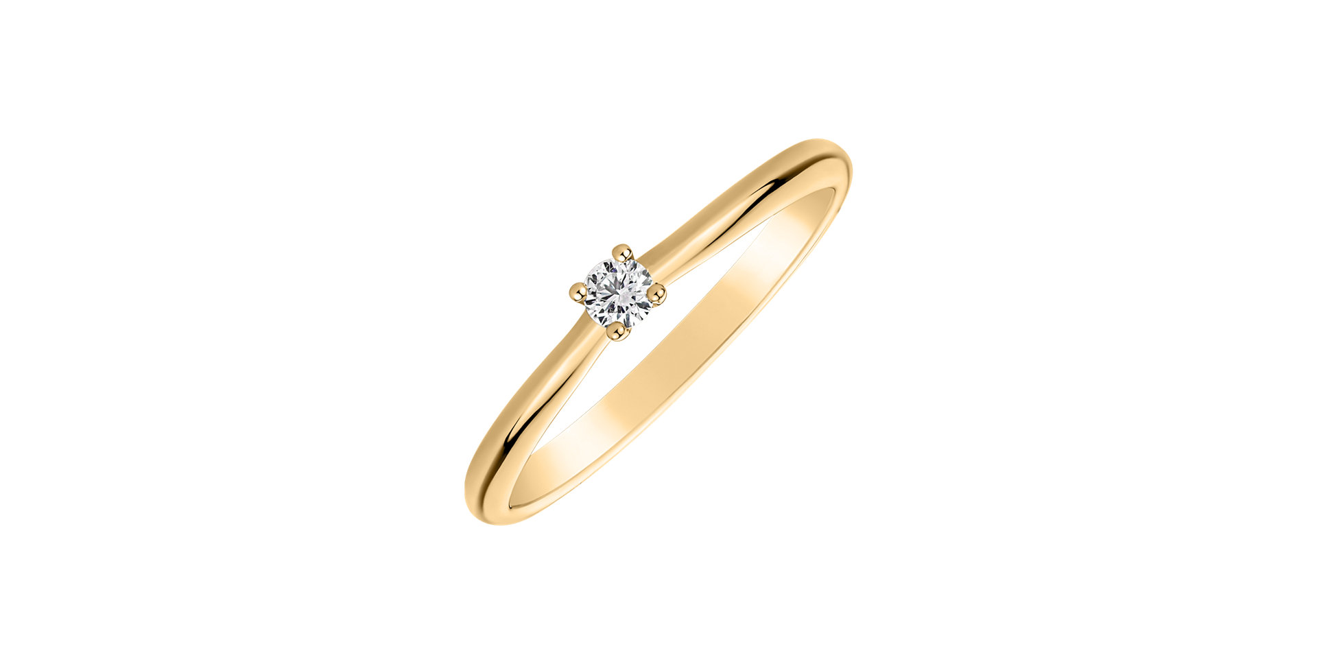 Prsteň s diamantom Divine Love
