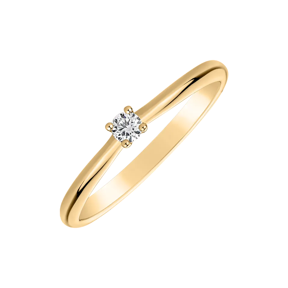 Prsteň s diamantom Divine Love