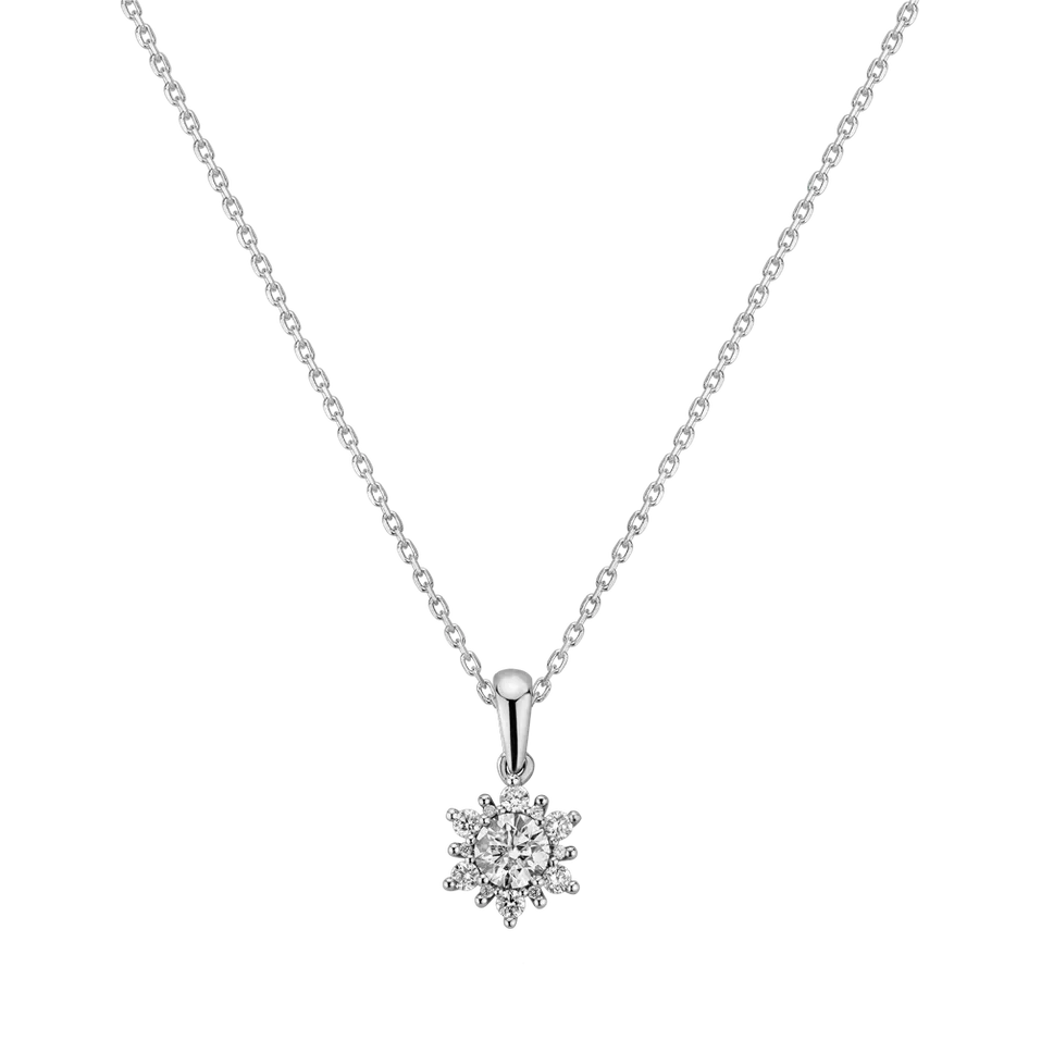 Přívěsok s diamantmi Snow Star
