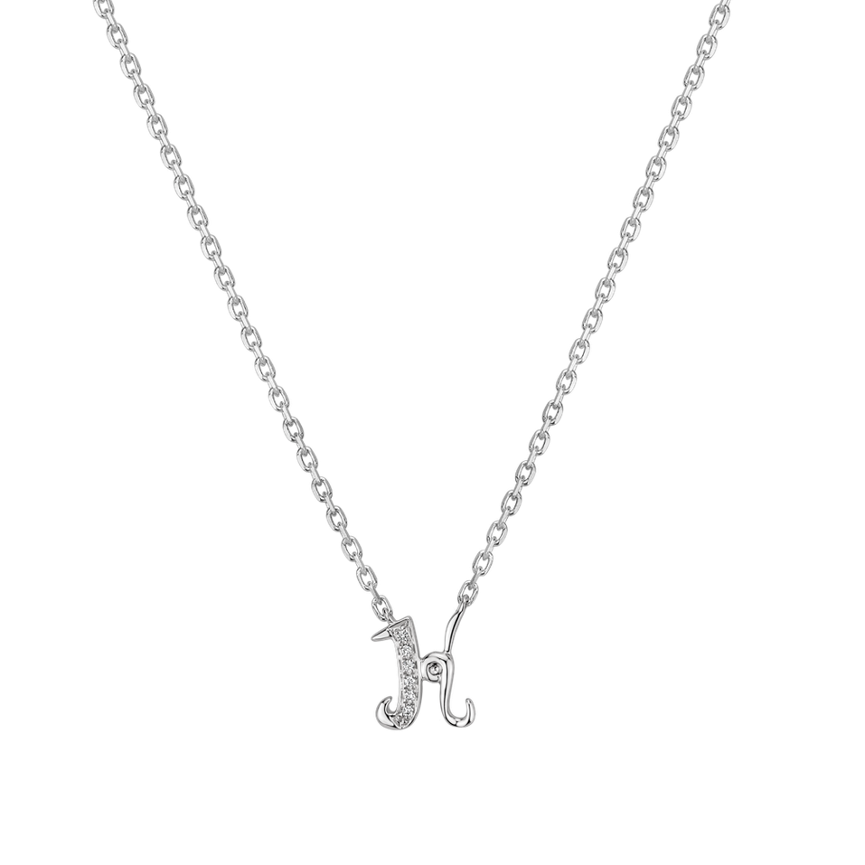 Náhrdelník s diamantmi Curly Diamonds K