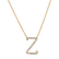 Náhrdelník s diamantmi Curly Glitter Z2