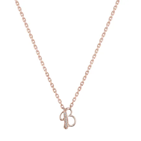 Náhrdelník s diamantmi Curly Diamonds B