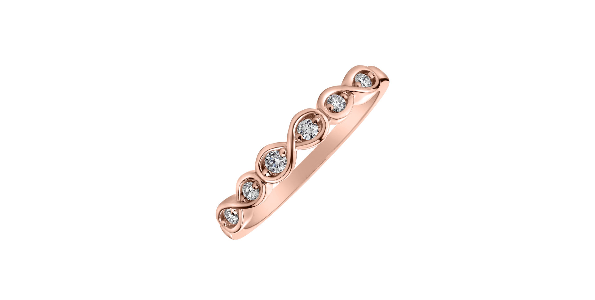 Prsteň s diamantmi Infinite Spark