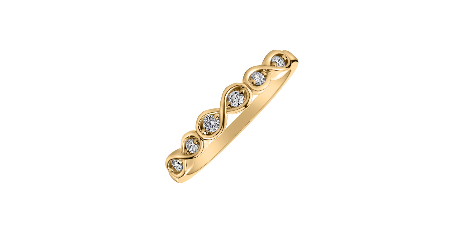 Prsteň s diamantmi Infinite Spark