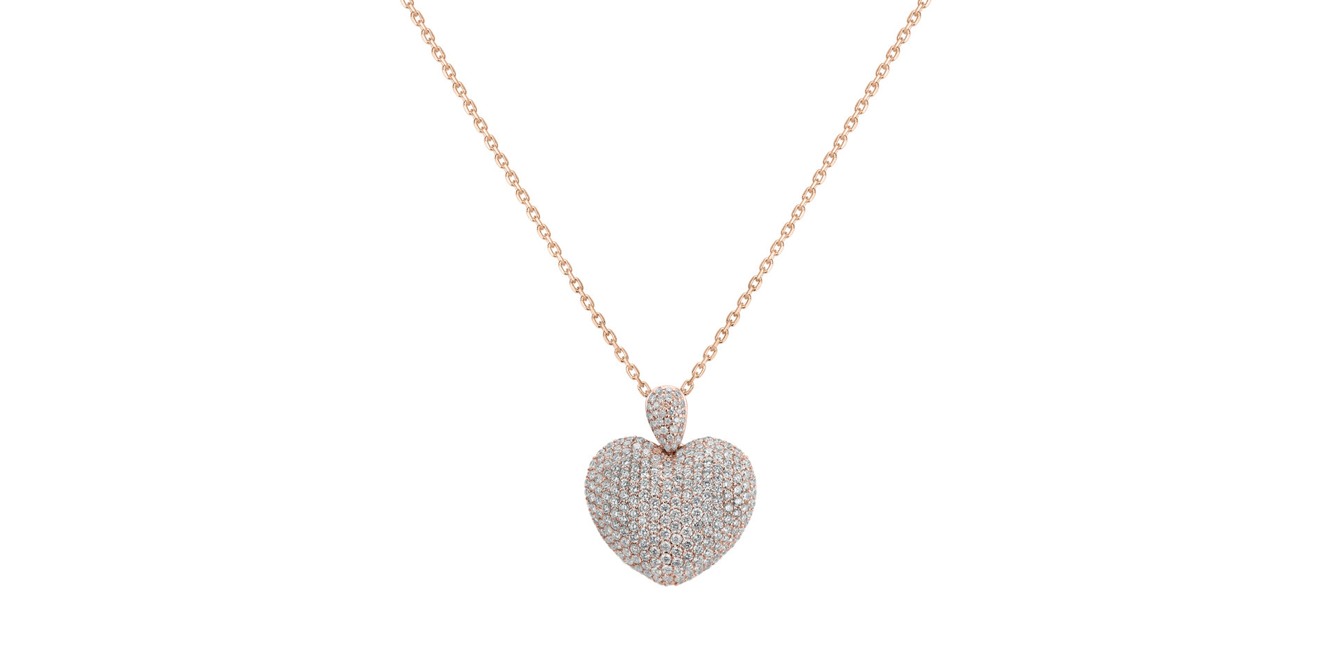 Přívěsok s diamantmi Heart Brilliance